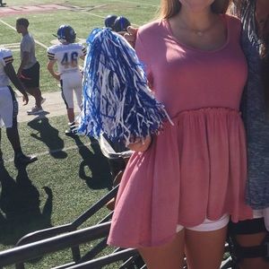 Boutique Pink Ruffle Top